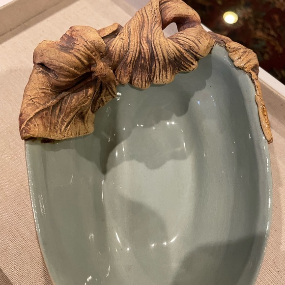 Terrafirma Ceramic “Squash” bowl, Robins Egg Blue - Picture 3 of 9